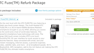 AT&T Giving Away a Refurbished HTC Fuze With Contract